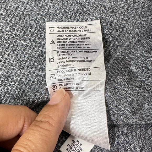 Vince Slim Fit Waffle Knit Long Sleeve Thermal Crewneck Shirt Size XL - Picture 7 of 10